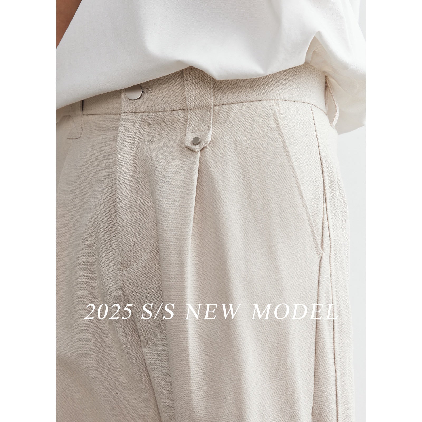 Straight Drooping Casual Pants Men's Loose Suit Pants