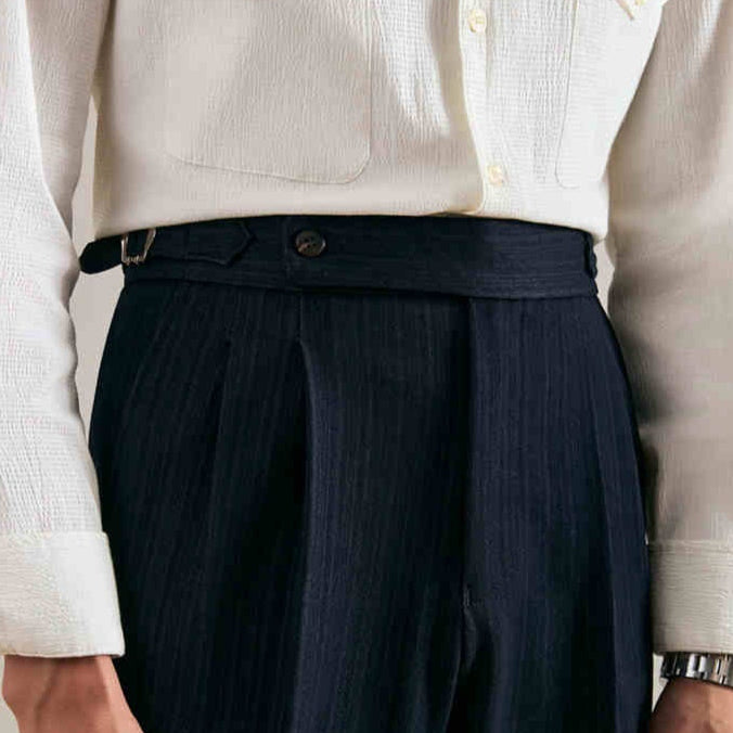 New Men's Casual Pants Advanced Draped Pants