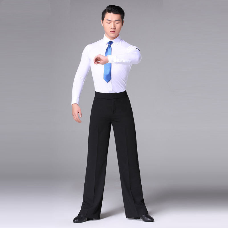 Men's Latin Modern Dance Pants Practicing Dance Pants