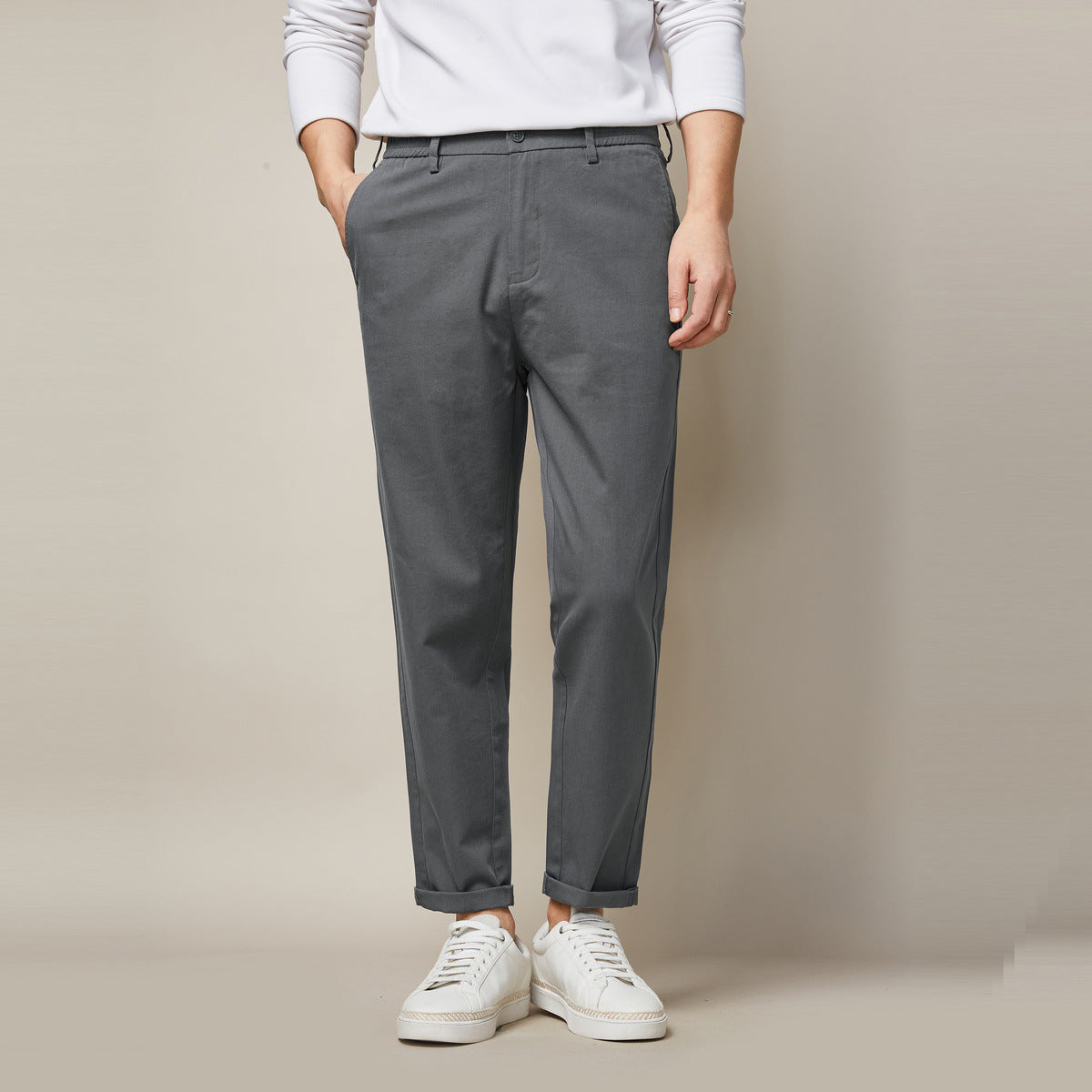 Men's Pants Summer Mid-waist Men's Casual Pants
