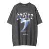 Pattern Printed T-shirt Top For Men