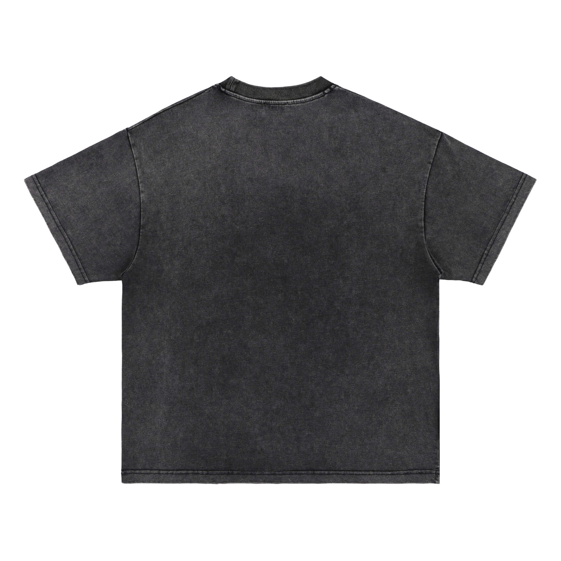 Printed Washed Distressed T-shirt For Men