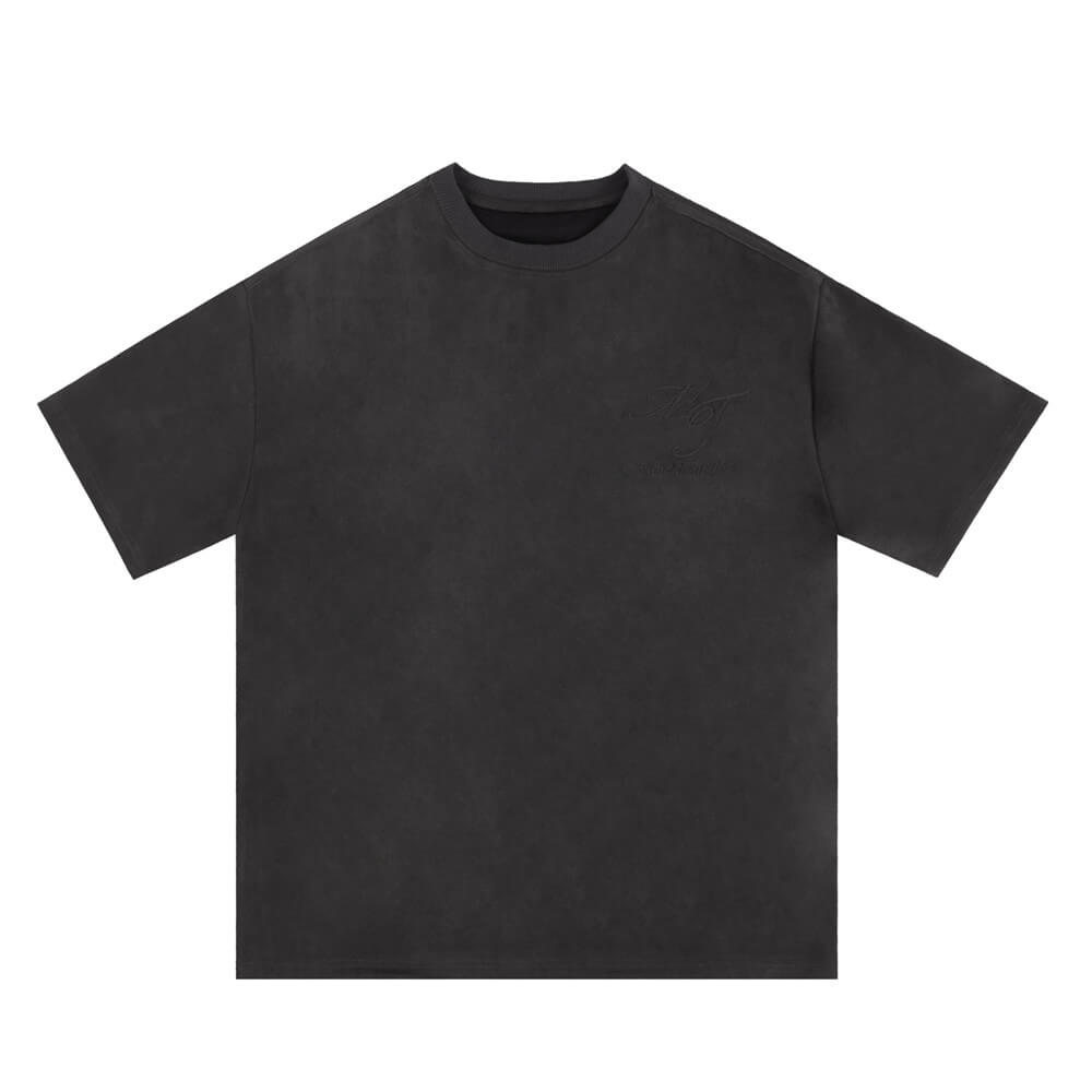 Simple Embroidered Letter T-shirt For Men