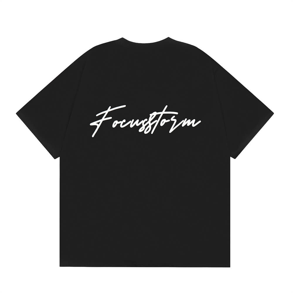 Scratch Printed Short-sleeved T-shirt For Men