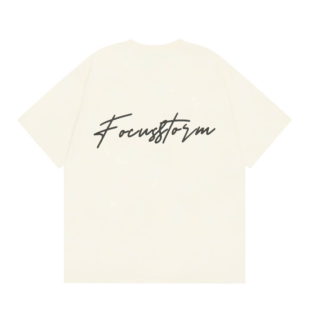 Scratch Printed Short-sleeved T-shirt For Men