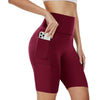 Five-point High Waist Pocket Slim Fit Hip Raise Women's Sweat Pants