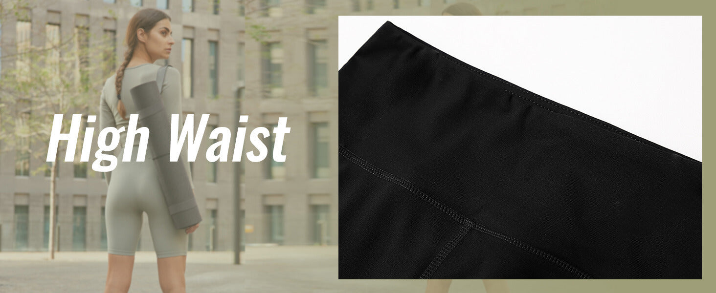 Five-point High Waist Pocket Slim Fit Hip Raise Women's Sweat Pants