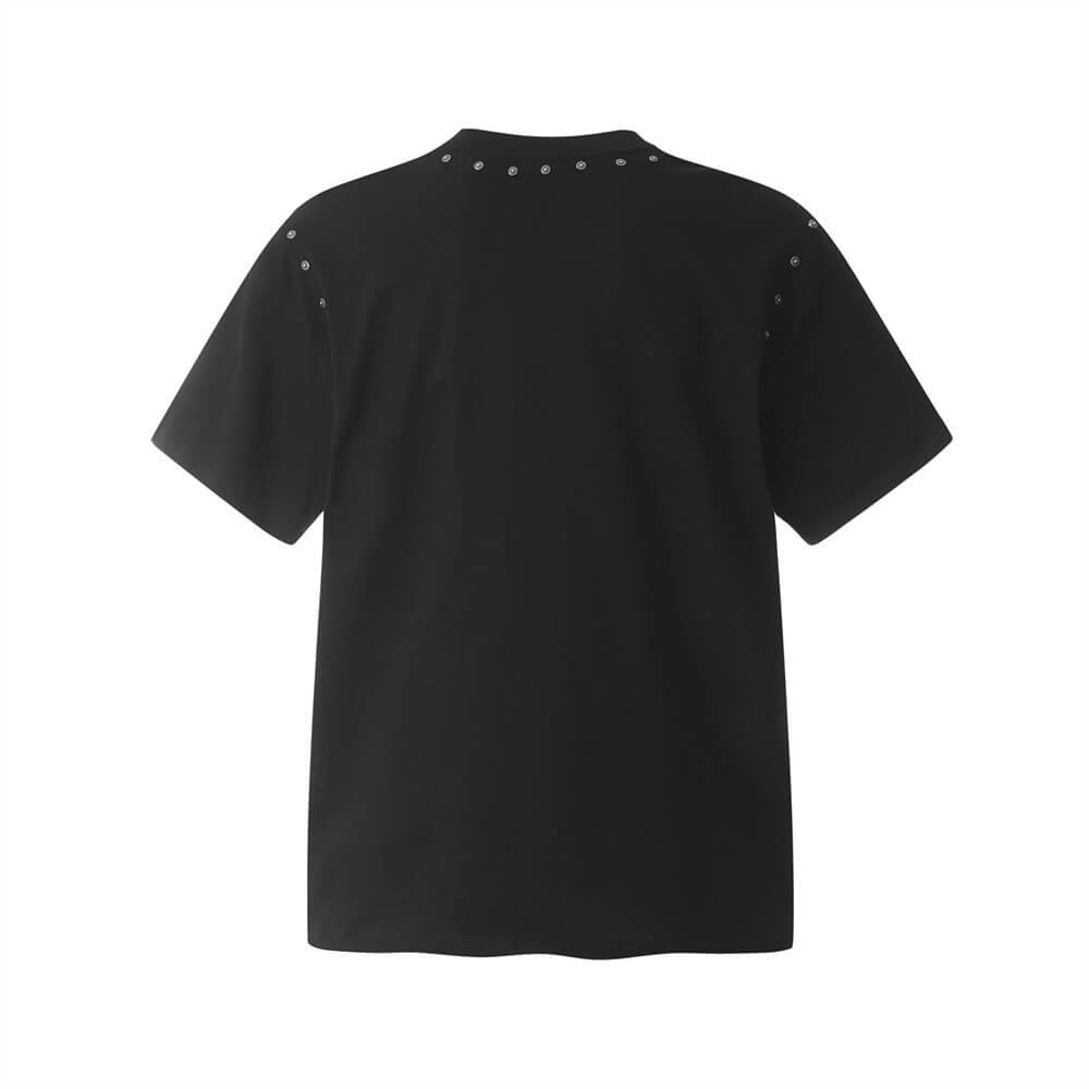 Metal Decorative Rivets T-shirt For Men