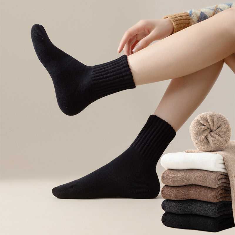 Men's Thickened Fleece-lined Warm Terry Socks