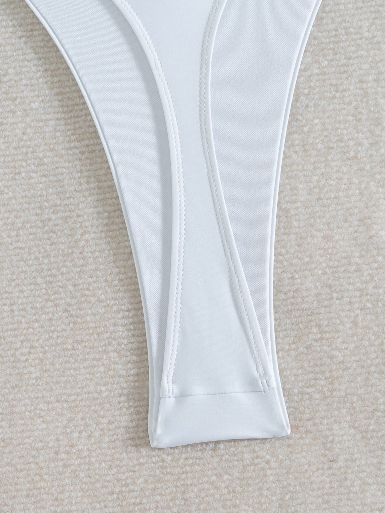 One-piece Swimsuit European And American Pure Color Swimsuit