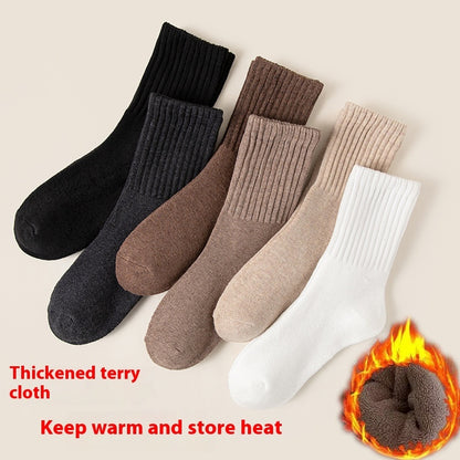 Men's Thickened Fleece-lined Warm Terry Socks